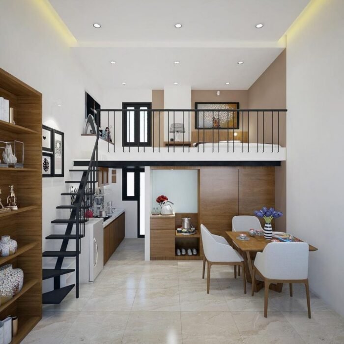 Nhà lắp ghép có gác lửng